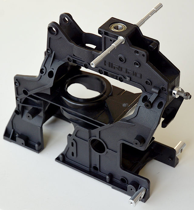 Main frame with ball bearings built-in