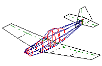 Zlin Z-526AFS in Plane Geometry